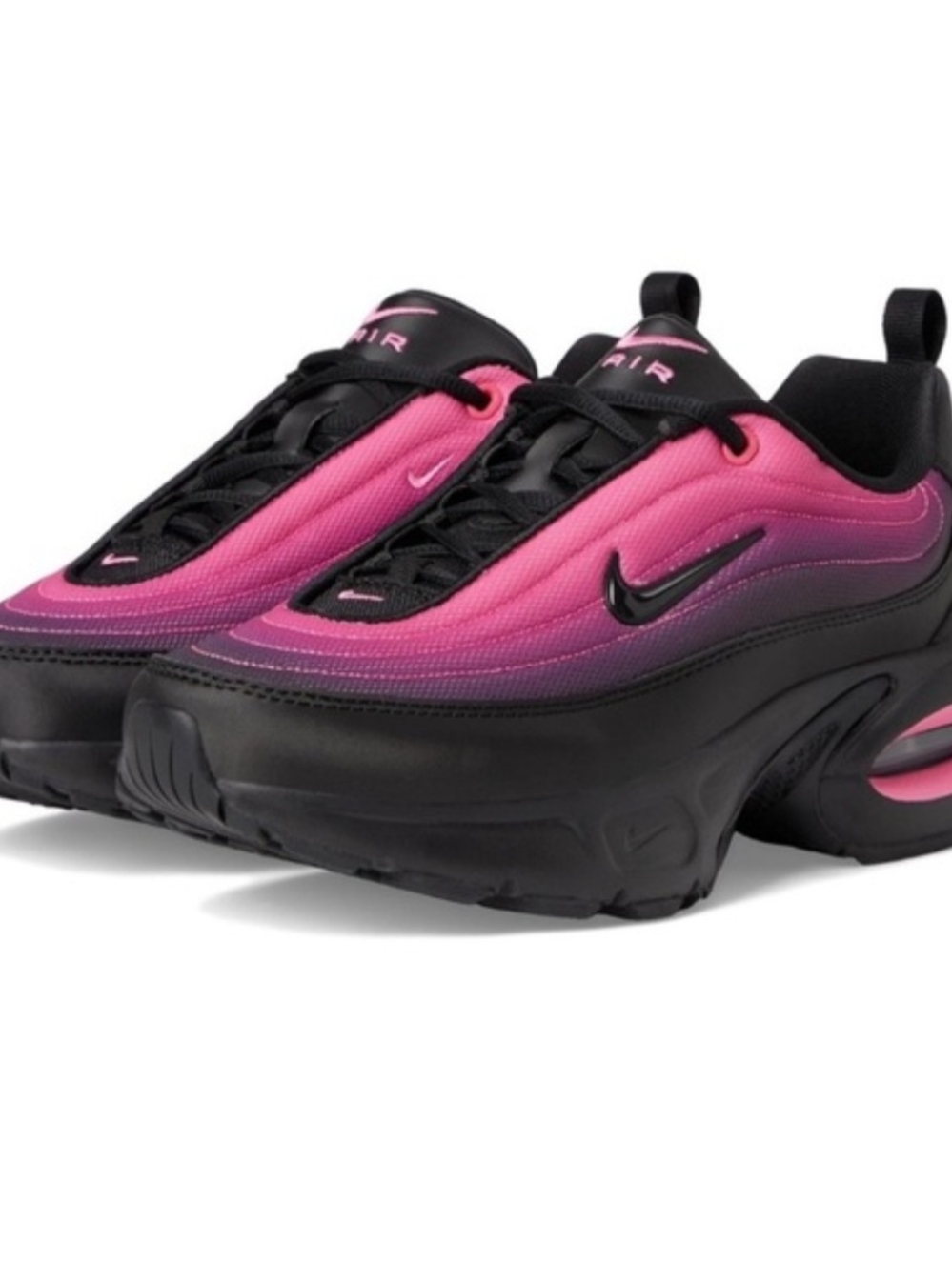 Nike Women’s Pink Gradient & Black Air Sneakers